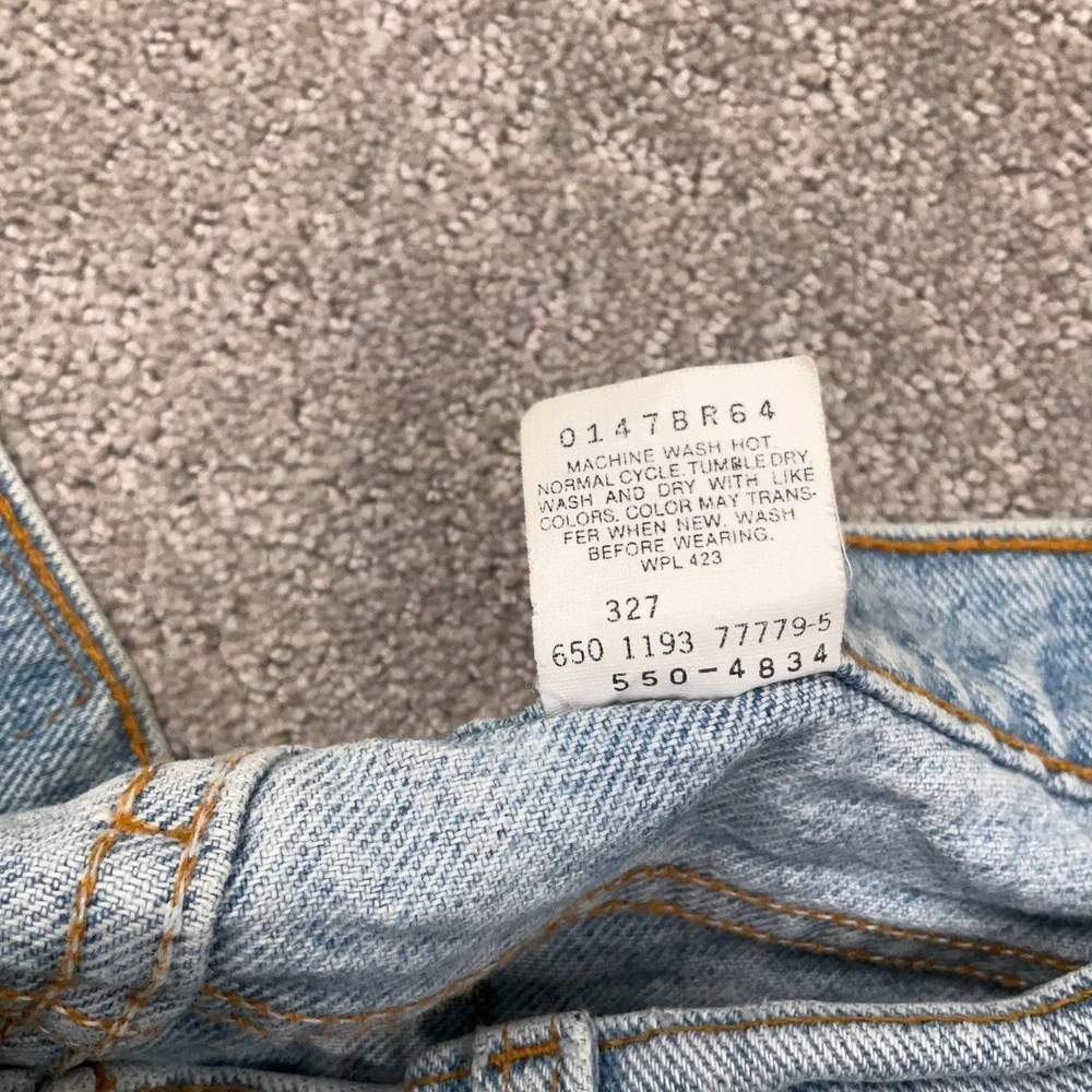 Levi's 550 Jeans Mens 34W 36L Faded Blue Relaxed Fit VTG USA